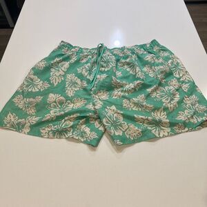 Ocean Pacific OP Hawaiian‎ Print Green Swim Suit - Mens 2XL